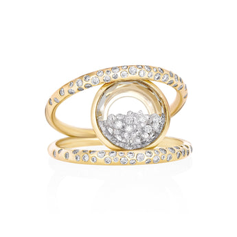 Duo Orbe Gala Ring Ring - Moritz Glik diamonds Ready to Ship Cascavel