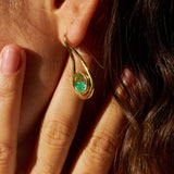 Garoa Drop Earrings Emerald product_description_first_two_sentences - shop_name