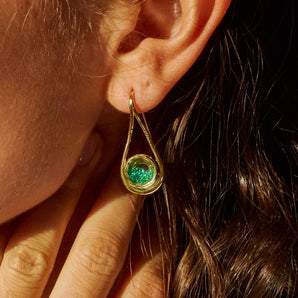 Garoa Drop Earrings Emerald product_description_first_two_sentences - shop_name