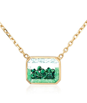 Esmeralda Necklace Emerald Necklaces - Moritz Glik diamonds