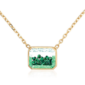 Esmeralda Necklace Emerald Necklaces - Moritz Glik diamonds