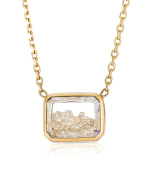 Esmeralda Necklace Yellow Necklaces - Moritz Glik diamonds