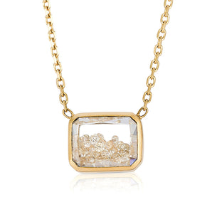 Esmeralda Necklace Yellow Necklaces - Moritz Glik diamonds