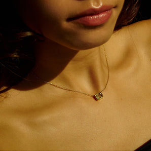 Esmeralda Necklace Yellow Necklaces - Moritz Glik diamonds