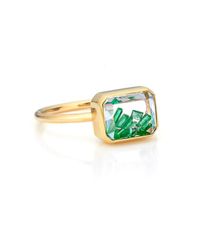 Esmeralda Ring Emerald Rings - Moritz Glik Ready to Ship emeralds