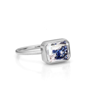 Esmeralda Shaker Ring Blue Rings - Moritz Glik sapphires Ready to Ship
