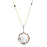 Halo 15 Shaker Necklace Necklaces - Moritz Glik Ready to Ship diamonds