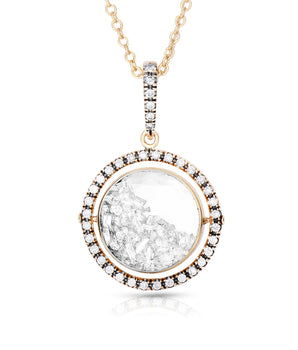 Halo 15 Shaker Necklace Necklaces - Moritz Glik Ready to Ship diamonds