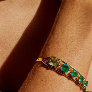 Ita Bangle Bracelets - Moritz Glik diamonds emeralds Collector's Edition