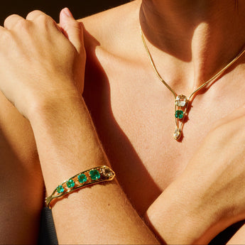 Ita Bangle Bracelets - Moritz Glik diamonds emeralds Collector's Edition