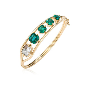 Ita Bangle Bracelets - Moritz Glik diamonds emeralds Collector's Edition
