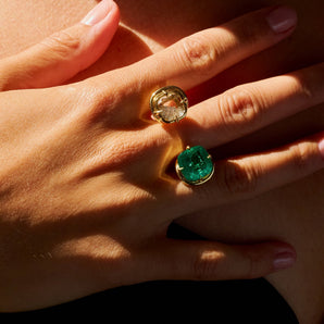 Ita Ring Rings - Moritz Glik diamonds emeralds Collector's Edition