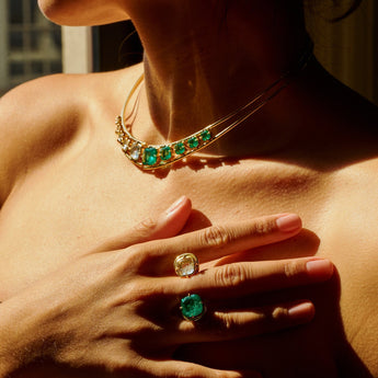 Ita Ring Rings - Moritz Glik diamonds emeralds Collector's Edition