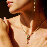 Ita Y Necklace Necklaces - Moritz Glik diamonds emeralds Collector's Edition