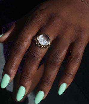 Malabar Pave Ring Rings - Moritz Glik diamonds