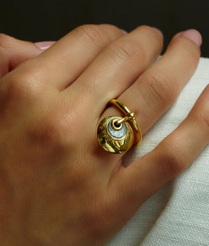 Marcel Flip Ring Rings - Moritz Glik Ready to Ship diamonds