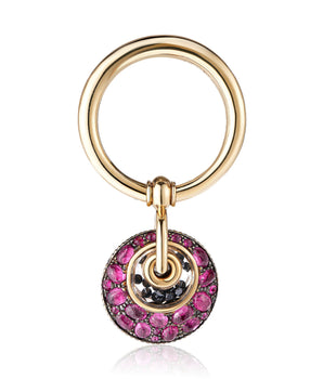 Marcel Flip Ring Pave Ruby Ring - Moritz Glik diamonds rubies black diamond