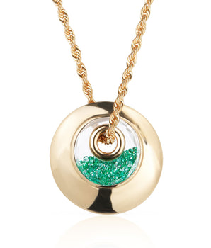 Marcel Mid Necklace Emerald Necklace - Moritz Glik Ready to Ship emeralds