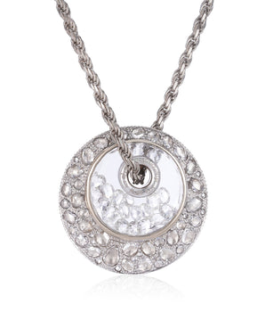 Marcel Rose - Cut Pave Necklace - Moritz Glik Ready to Ship diamonds