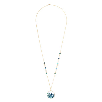 Matiz 30 Necklace Tourmaline Necklace - Moritz Glik Core Paraiba Collector's Edition