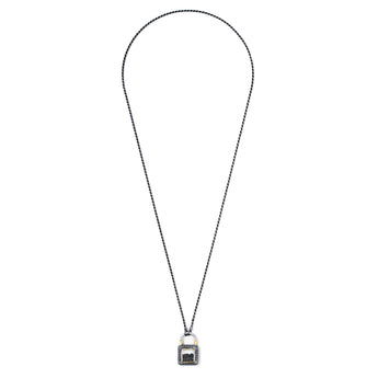 Men's Cadeado Necklace Max Men's - Moritz Glik Elos excluded black diamond
