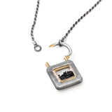 Men's Cadeado Necklace Max Men's - Moritz Glik Elos excluded black diamond