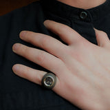 Men's Signet Ring Men's - Moritz Glik Elos excluded black diamond