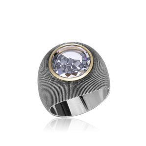 Men's Signet Ring Ring - Moritz Glik black diamond