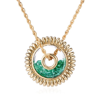 Mola 18 Necklace Emerald Necklace - Moritz Glik Ready to Ship emeralds