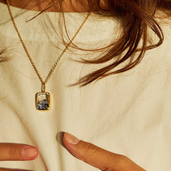 Ten Fourteen Necklace Blue product_description_first_two_sentences - shop_name