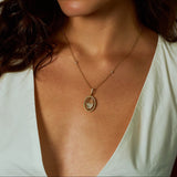 Halo Oval Necklace product_description_first_two_sentences - shop_name
