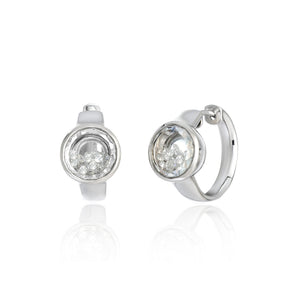 Neue Circle Huggie Earrings Earrings - Moritz Glik Ready to Ship diamonds