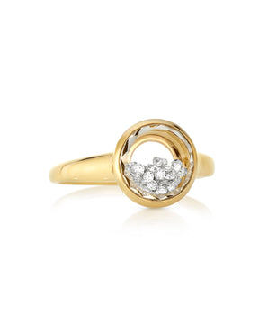 Neue Circle Ring Petite Rings - Moritz Glik Ready to Ship diamonds