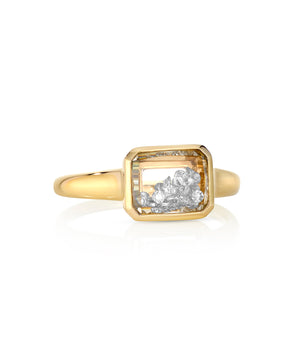 Neue Step - Cut Ring Petite Rings - Moritz Glik Ready to Ship diamonds