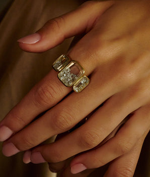 Neue Triple Stack Ring Rings - Moritz Glik Ready to Ship diamonds