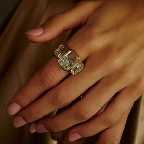 Neue Triple Stack Ring Rings - Moritz Glik Ready to Ship diamonds