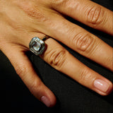 Portrait Diamond Shaker Ring product_description_first_two_sentences - shop_name