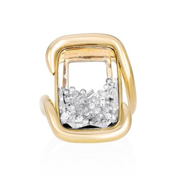 Presa Cushion Ring Ring - Moritz Glik diamonds Ready to Ship Cascavel