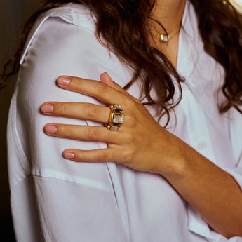 Ten Fourteen Triple Stack Ring product_description_first_two_sentences - shop_name