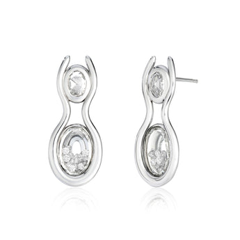 Rastro Earrings Petite Earrings - Moritz Glik diamonds