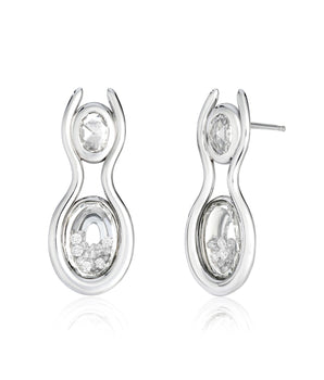Rastro Earrings Petite Earrings - Moritz Glik diamonds