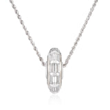 Roda 15 All Baguettes Necklace - Moritz Glik diamonds