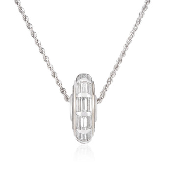 Roda 15 All Baguettes Necklace - Moritz Glik diamonds