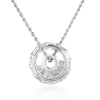 Roda 15 All Baguettes Necklace - Moritz Glik diamonds