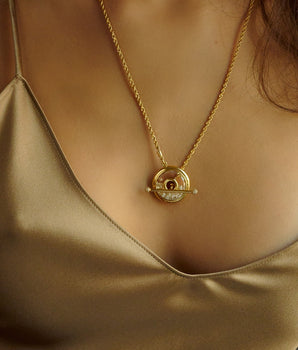 Roda 18 Toggle Necklace Necklaces - Moritz Glik Ready to Ship diamonds