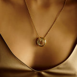 Roda 18 x 18 Baguettes Necklace Necklaces - Moritz Glik Ready to Ship diamonds