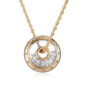 Roda 18mm Side Pave Necklace - Moritz Glik diamonds