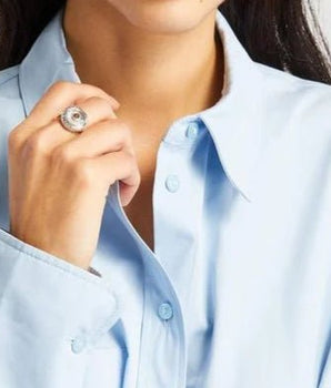 Roda Pave Ring Rings - Moritz Glik diamonds