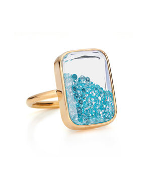 Ten Fourteen Paraiba Rings - Moritz Glik Paraibas Paraíba Tourmaline Paraiba