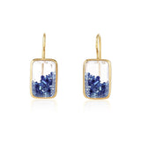 Ten Fourteen Petite Earrings Sapphire Earrings - Moritz Glik sapphires